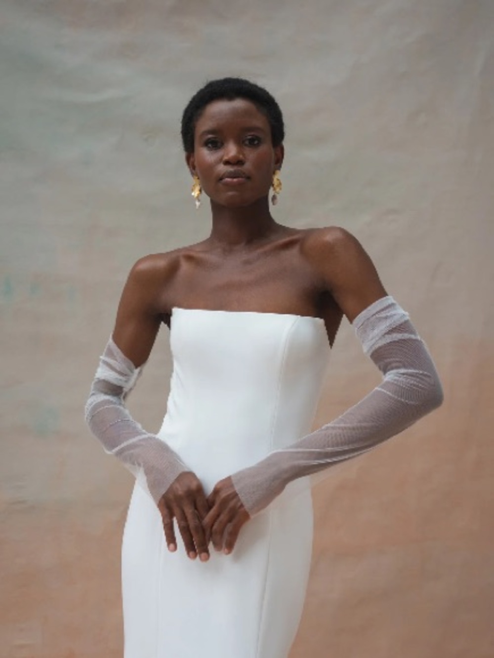 Jenny Yoo Olivia Tulle Sleeves